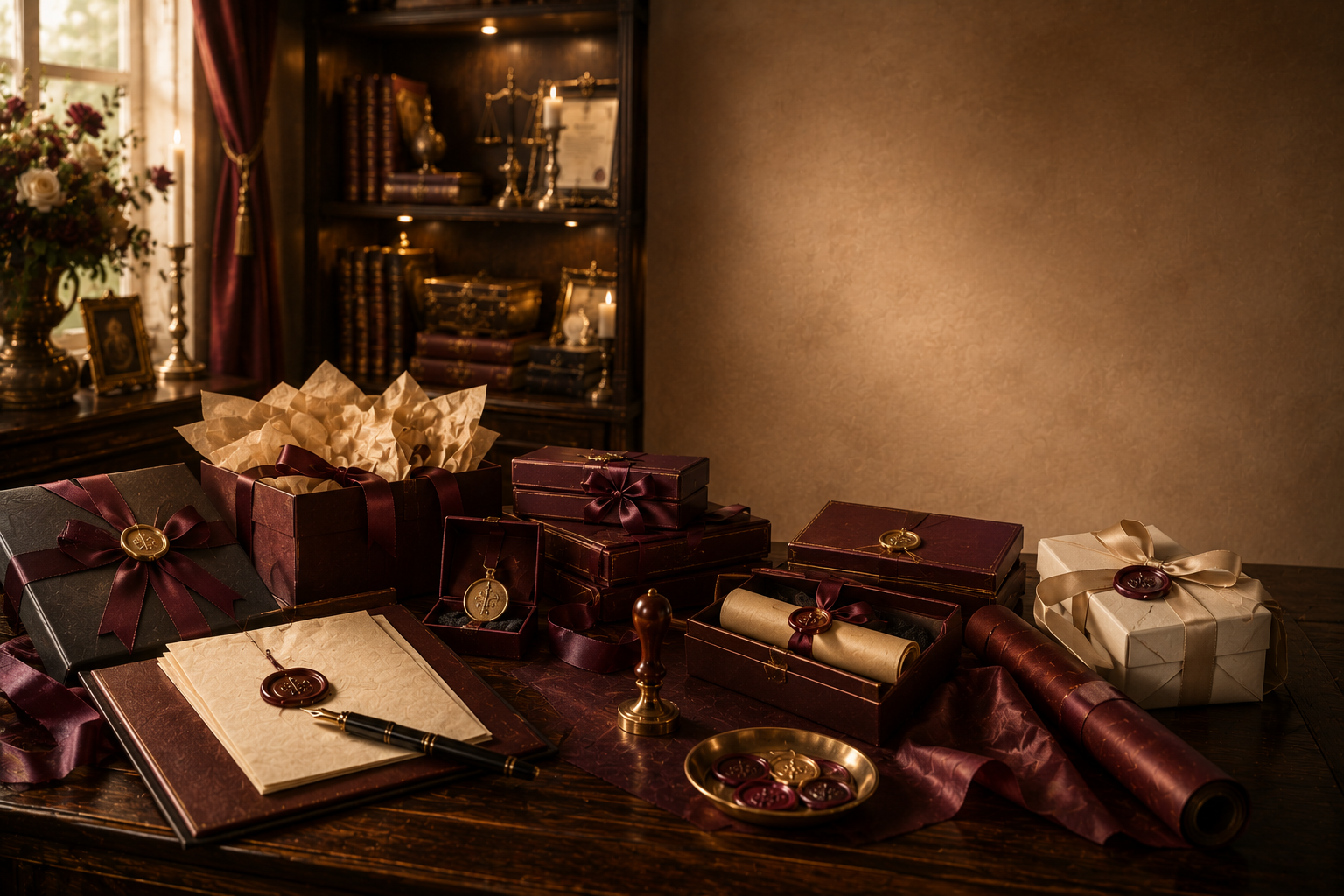 The Naughty Notary luxury brand atmosphere
